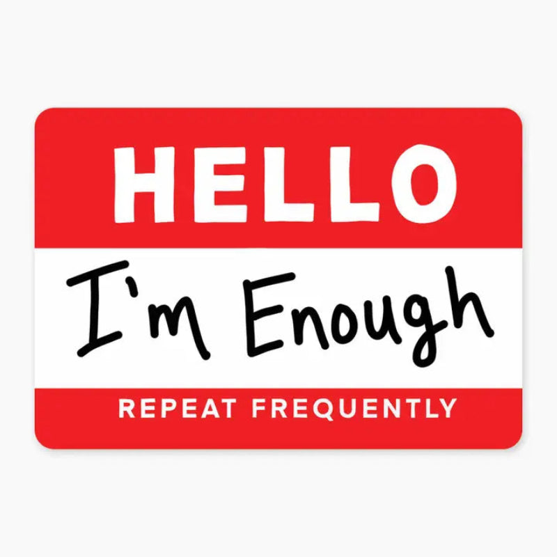Nice Enough Sticker I&