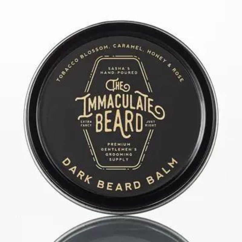 The Immaculate Beard DARK Beard Balm (Tobacco, Caramel, Honey &amp; Rose)