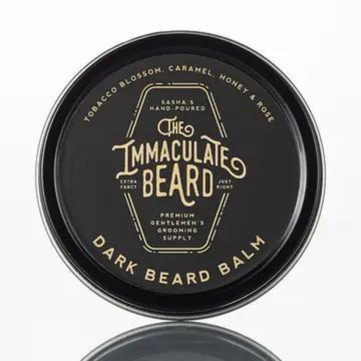 The Immaculate Beard DARK Beard Balm (Tobacco, Caramel, Honey &amp; Rose)