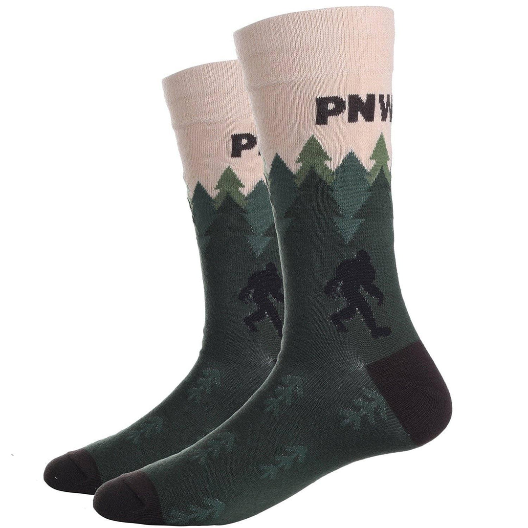 PNW Bigfoot Socks Forest Green