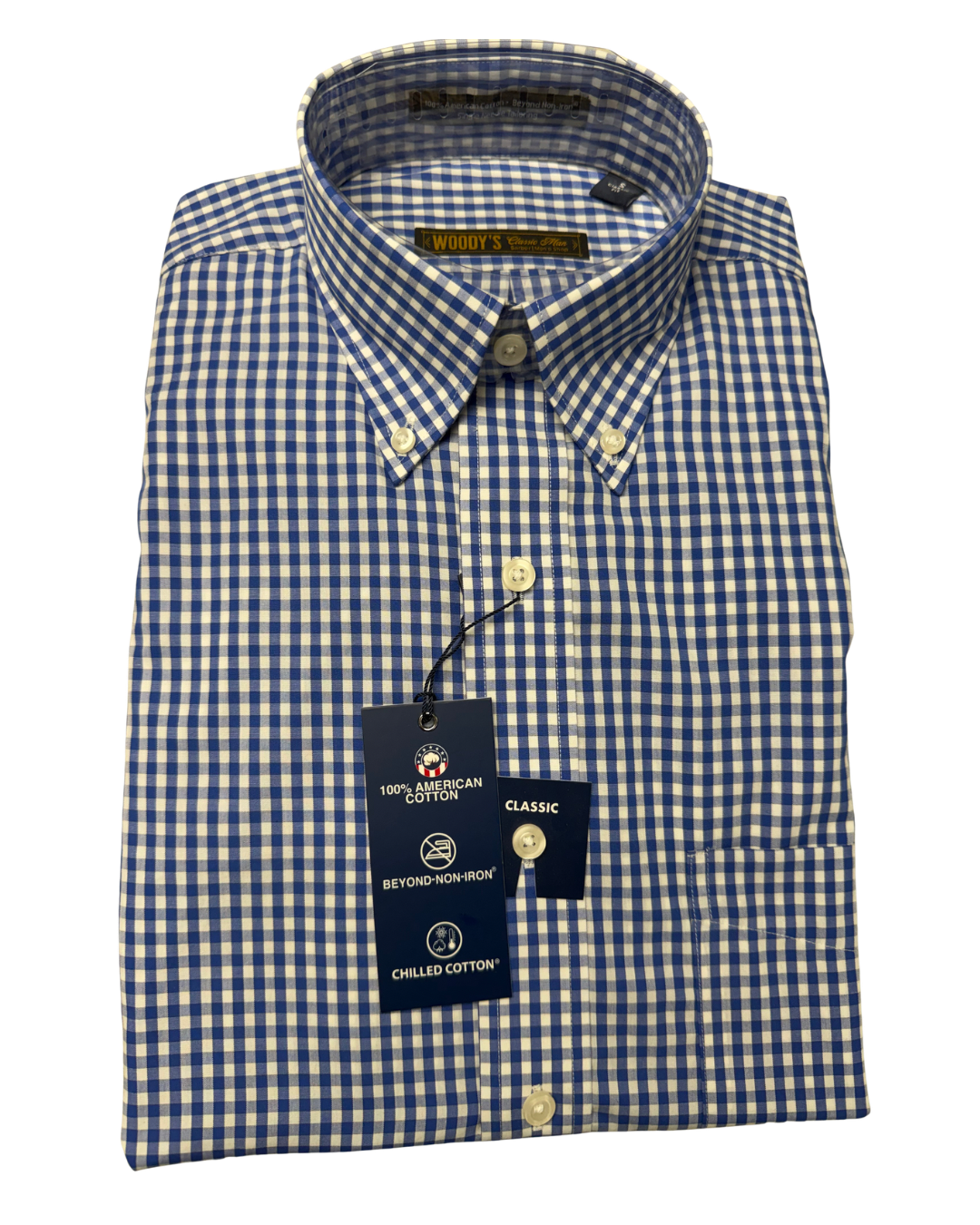 Gingham Cotton Sport Shirt
