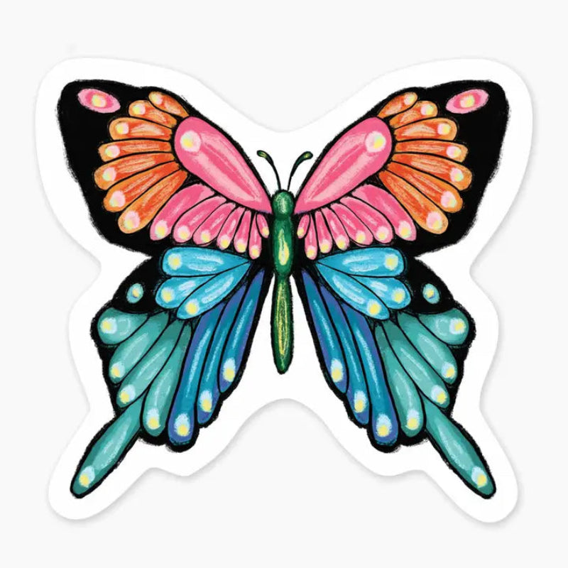 Nice Enough Sticker Butterfly 3" Art Sticker