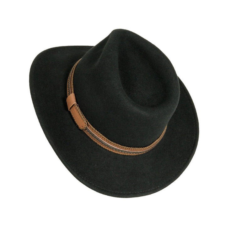 American Hat Makers Zion Crushable Wool Felt Outback Hat