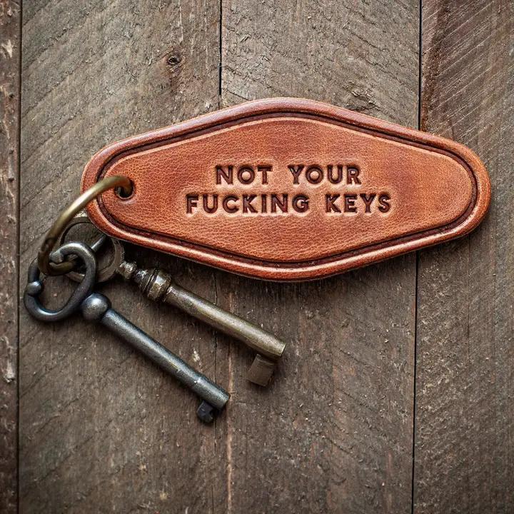 Leather Keychain