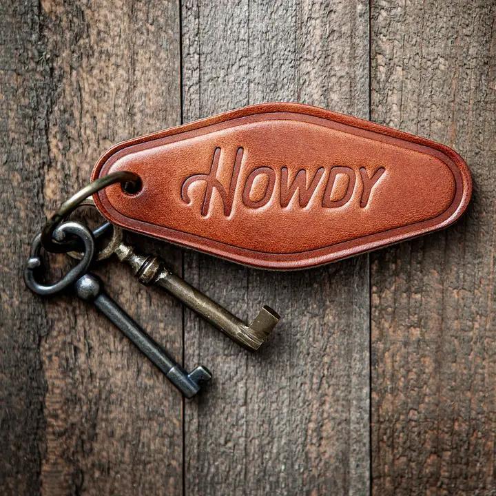 Leather Keychain