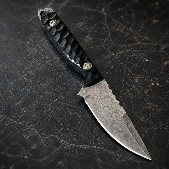 Titan International Titan "Shadow Scale" Damascus Hunting Knife