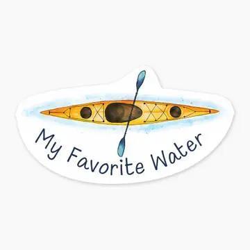 Kayak – Lake Chelan Name Drop Sticker