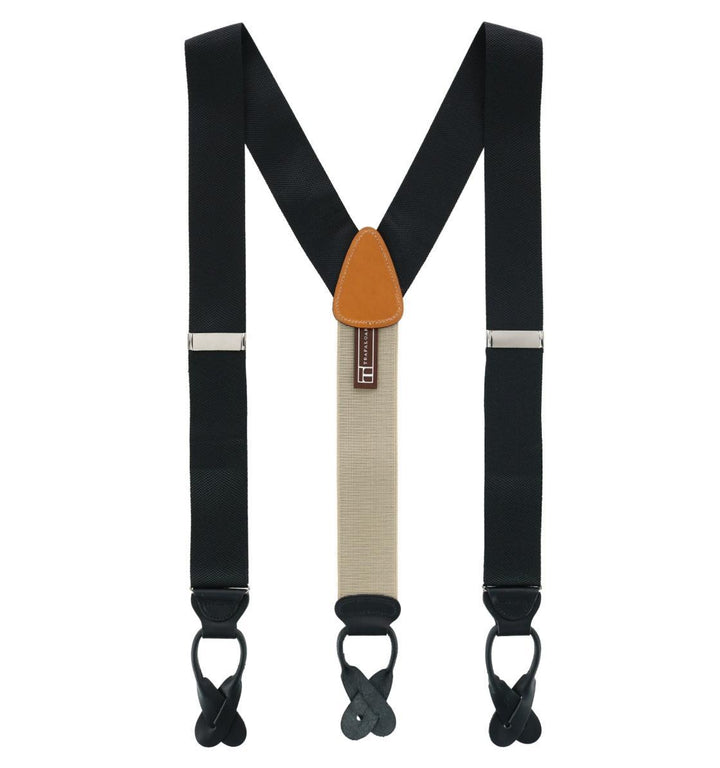 Hudson Solid Button End Braces