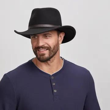 American Hat Makers Pathfinder Crushable Wool Felt Outback Hat