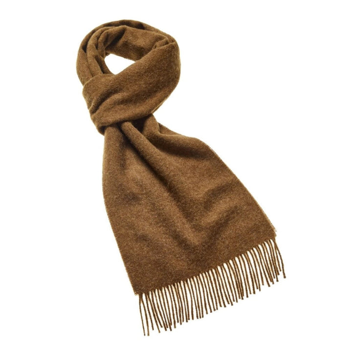 Bronte Moon Plain Luxury Scarf - 100% Merino Lambswool - Made in England