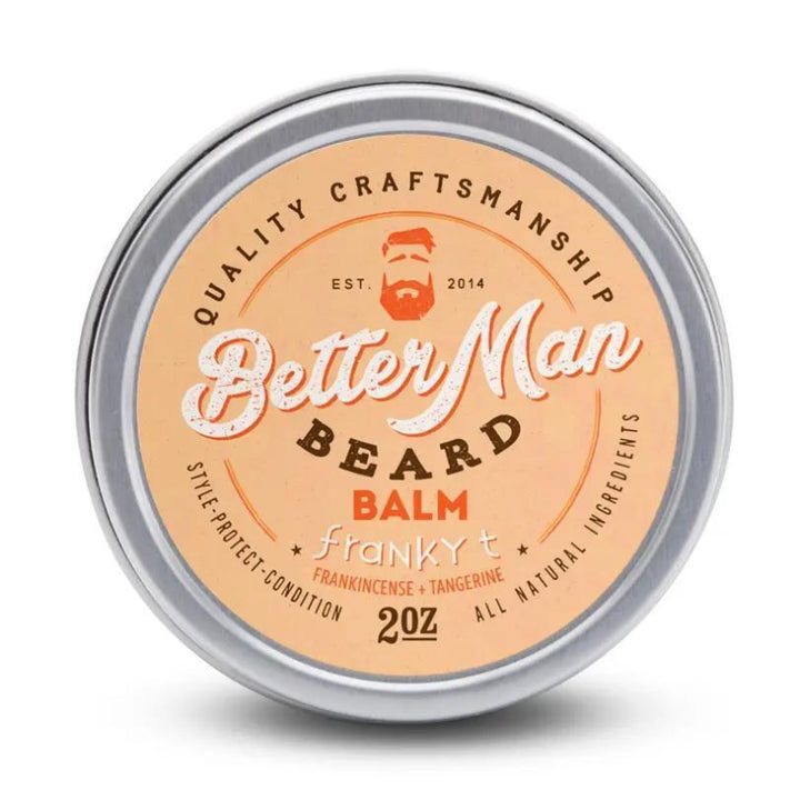 Better Man Beard Franky T Beard Balm (Tangerine &amp; Frankincense) - Front View
