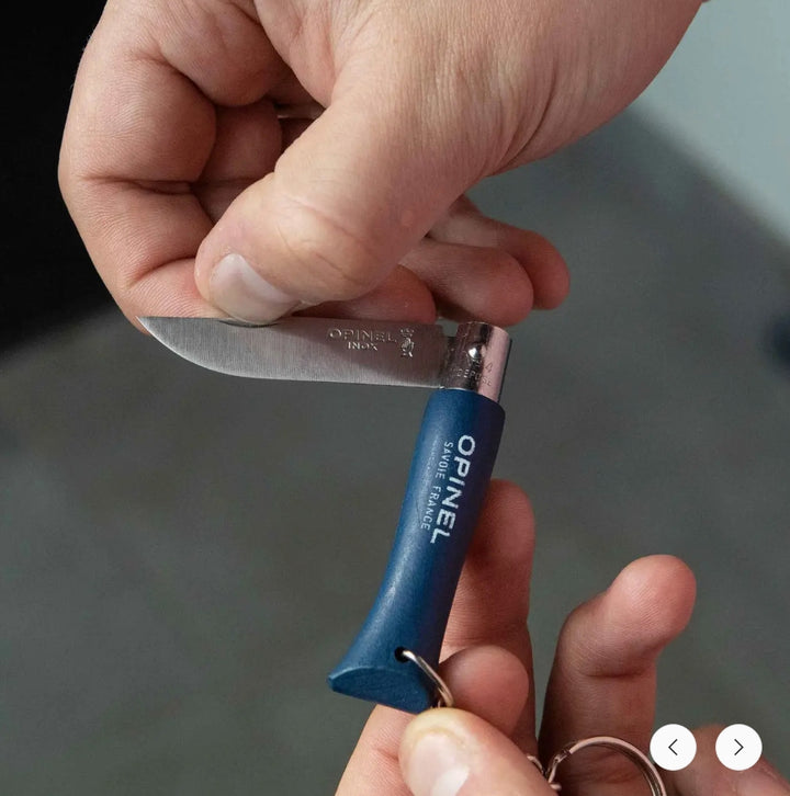No. 4 Colorama Stainless Folding Key Chain Knife