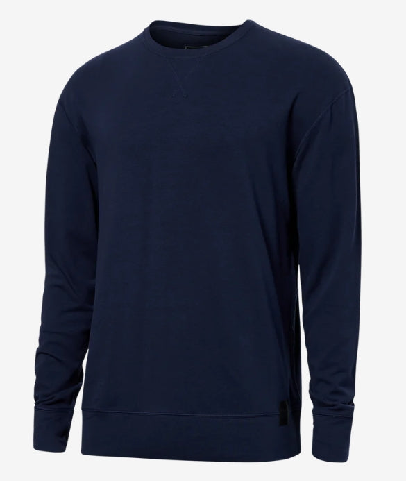 SAXX 3Six Five Long Sleeve Crew - Maritime Blue - S