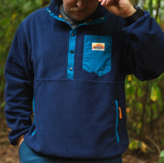 Rainier Watch Turbo Recycled Fleece Pullover Jacket