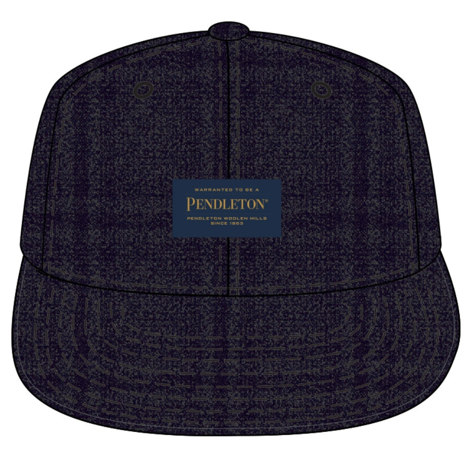Pendleton Plaid Flat Brim Hat