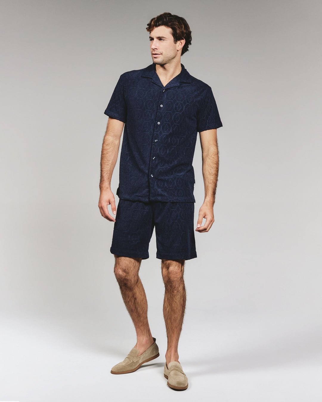 Ponce Terry Cloth Short - Navy