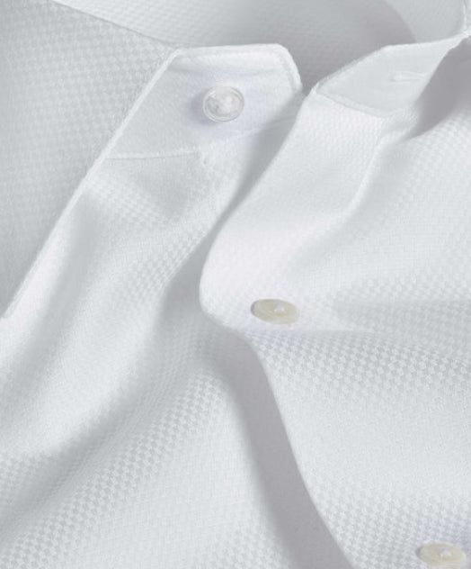 Dobby Weave French Cuff Formal Shirt