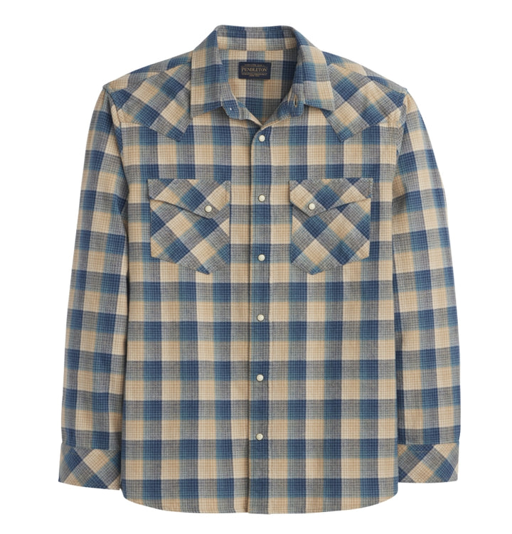 Pendleton Wyatt Snap Front Cotton Shirt