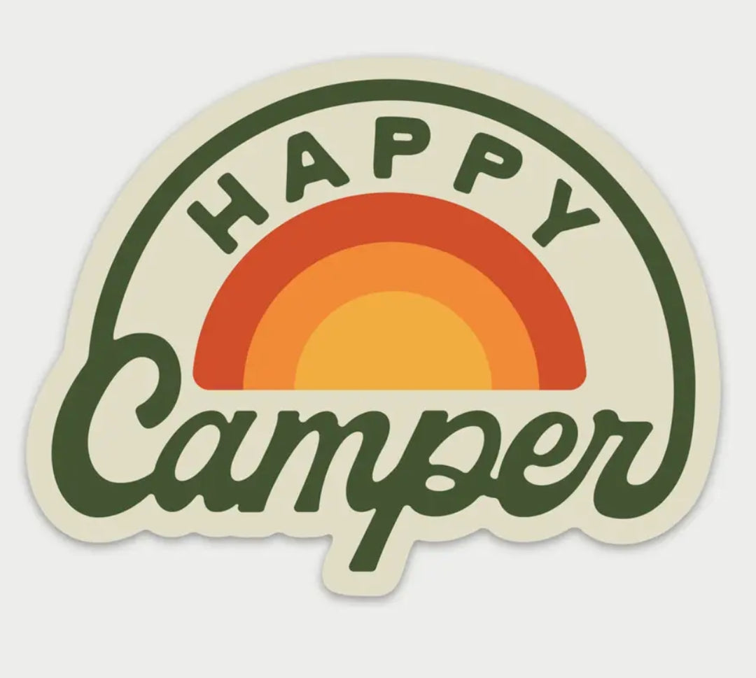 Happy Camper Sticker