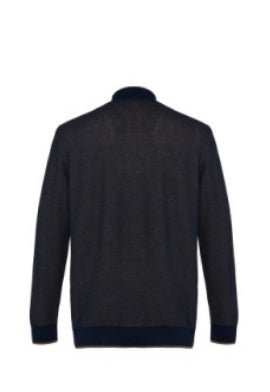 Quarter Zip Two Tone Waffle Pullover