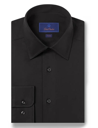 David Donahue Trim Fit Dress Shirt