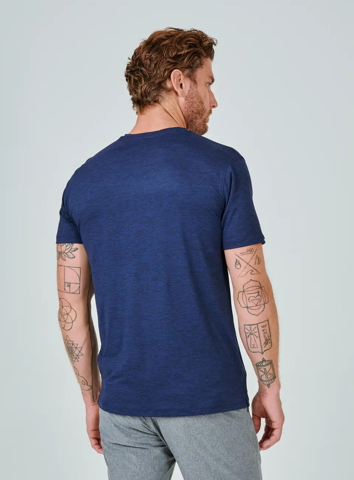 Short Sleeve Core High V-Neck