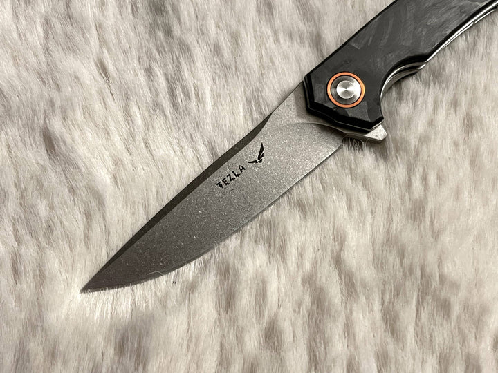 Tezla Mark Y Bearing Folding Knife