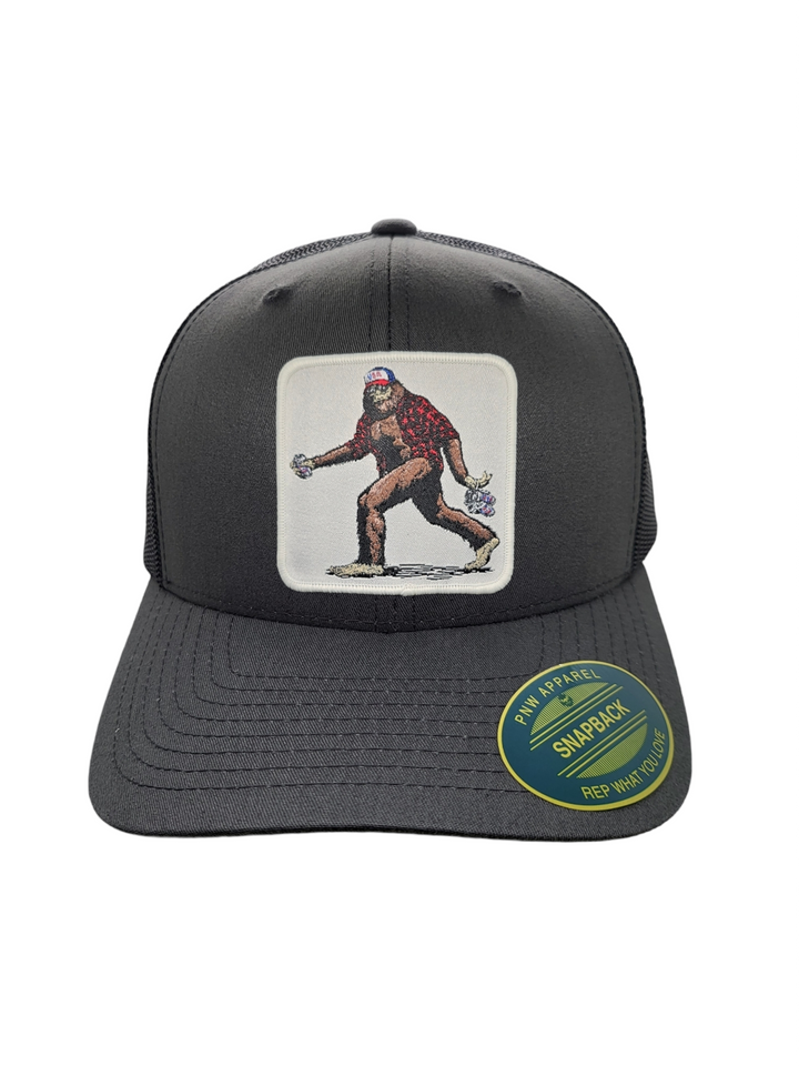 Sasquatch Trucker Mesh Snapback Hat