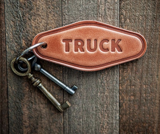 Leather Keychain