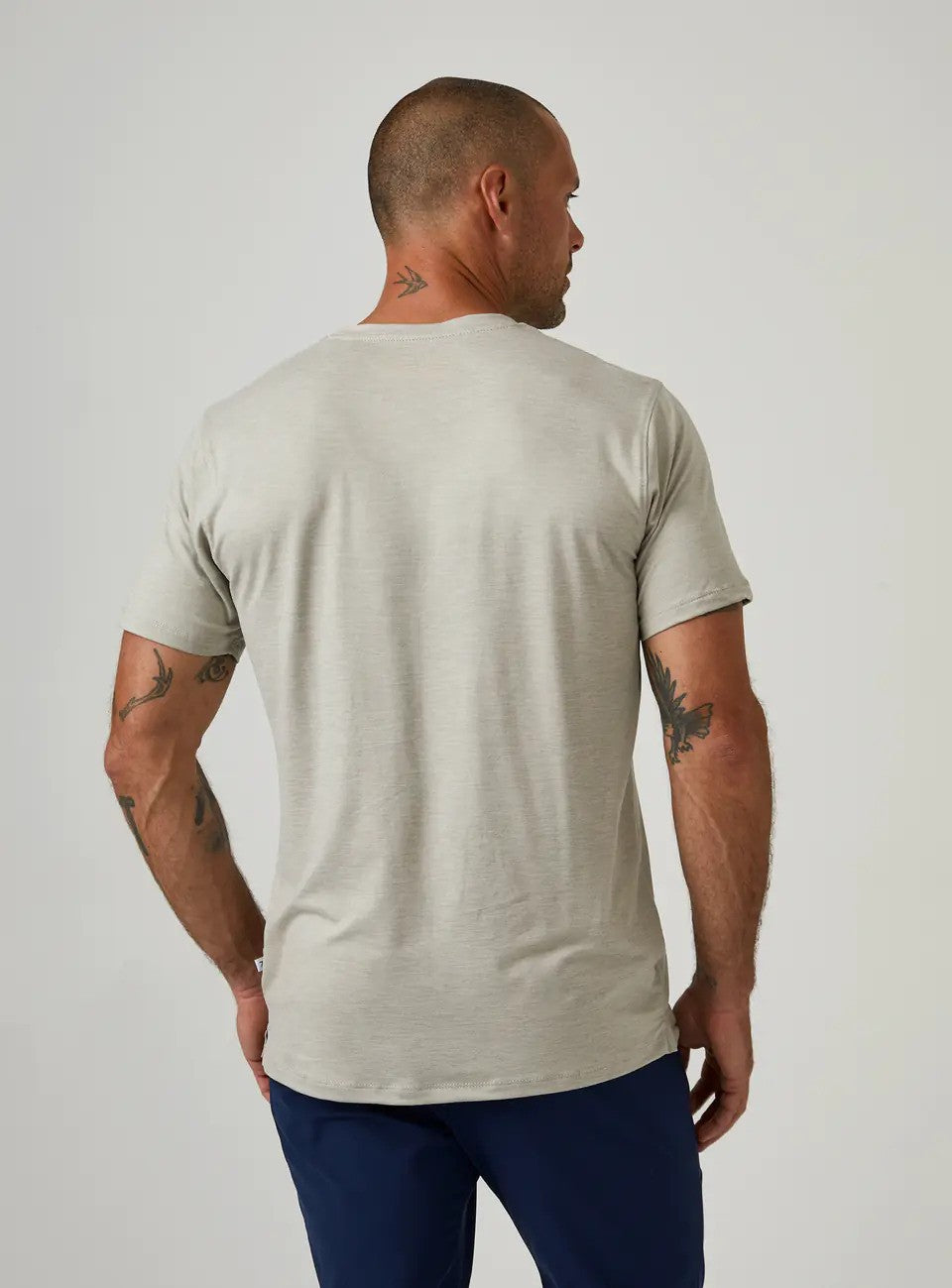 Short Sleeve Core High V-Neck