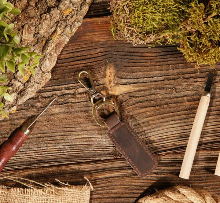 Genuine Leather Keychain