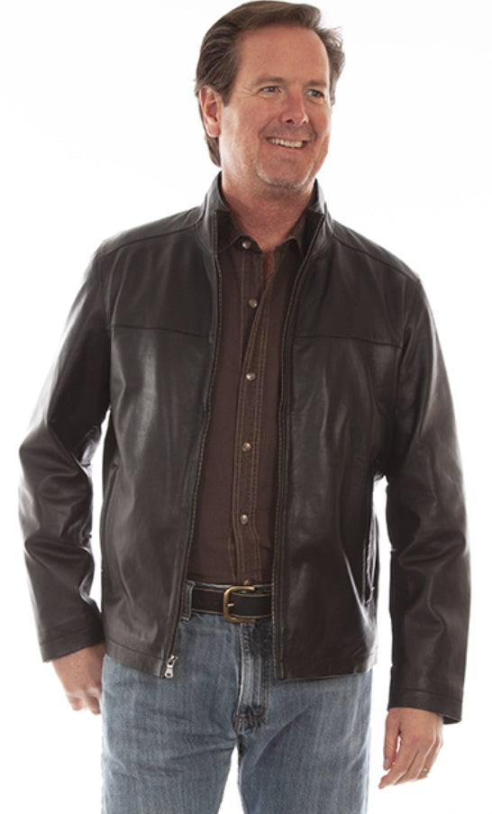 Scully Zip Front Lamb Jacket