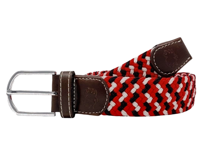 The Sea Island Two Toned Woven Elastic Stretch Belt