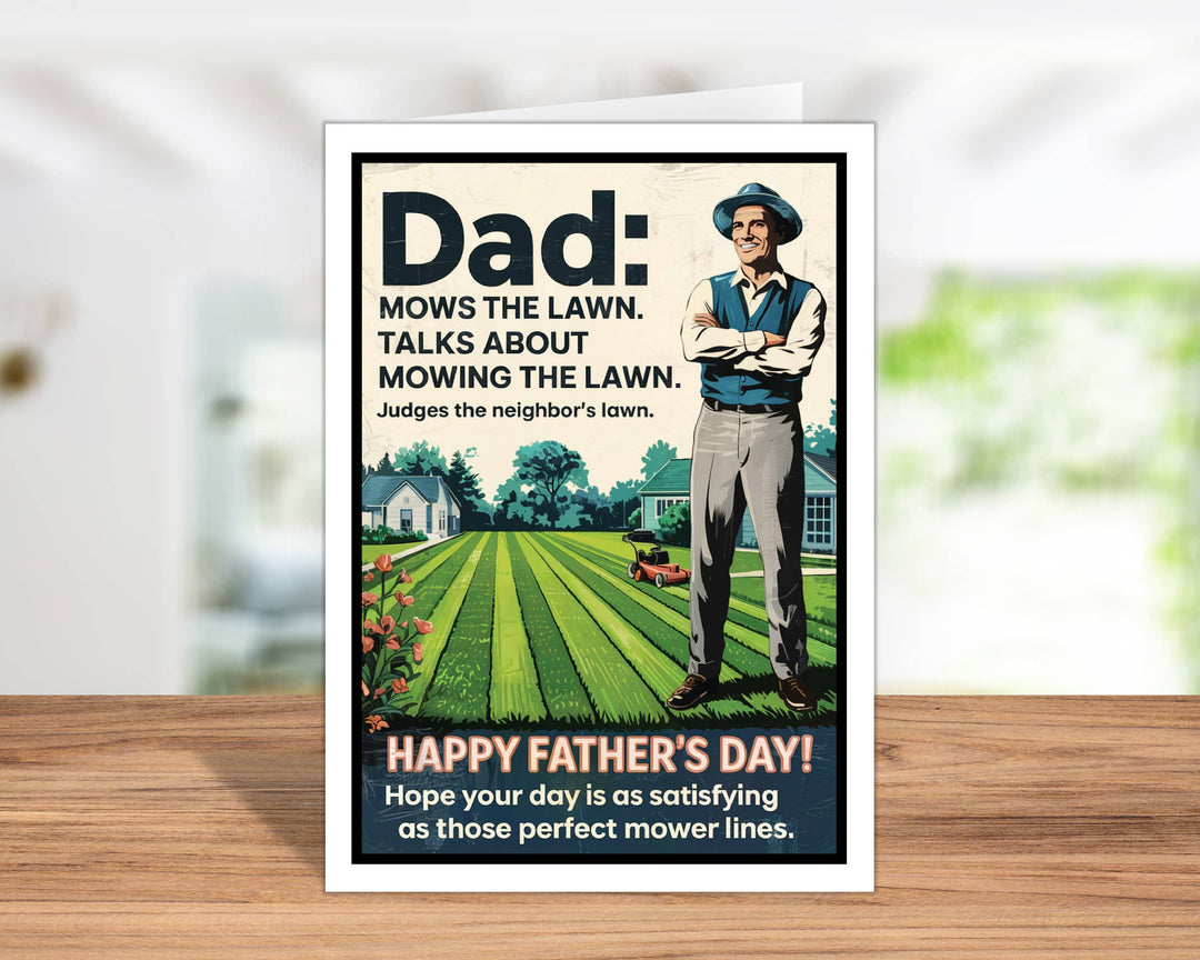 Funny Fathers Day Card | Fathers Day Gifts | Made in USA