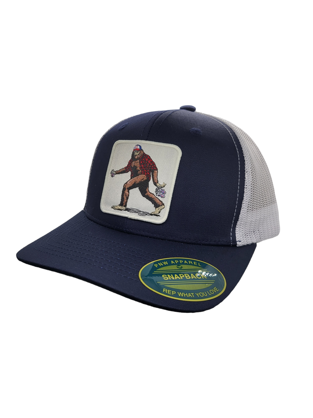 Sasquatch Trucker Mesh Snapback Hat