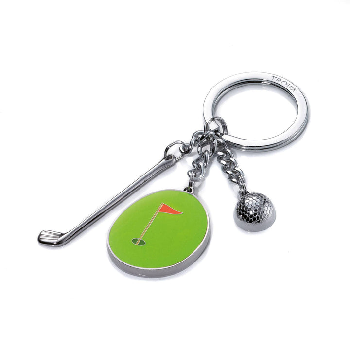 Troika Hole in One Golf Charms Key-ring