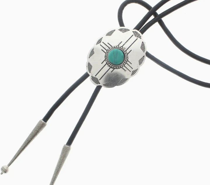 Turquoise Stone Bolo Tie