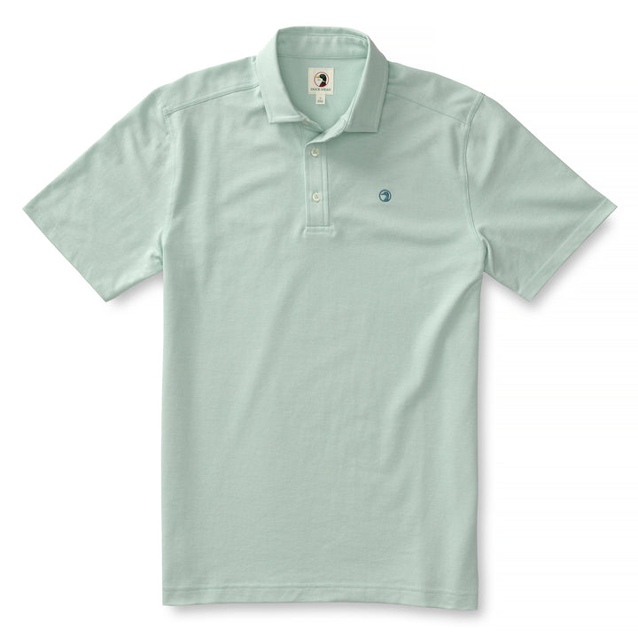 Duck Head SS Classic Performance Pique Polo - Surf Spray
