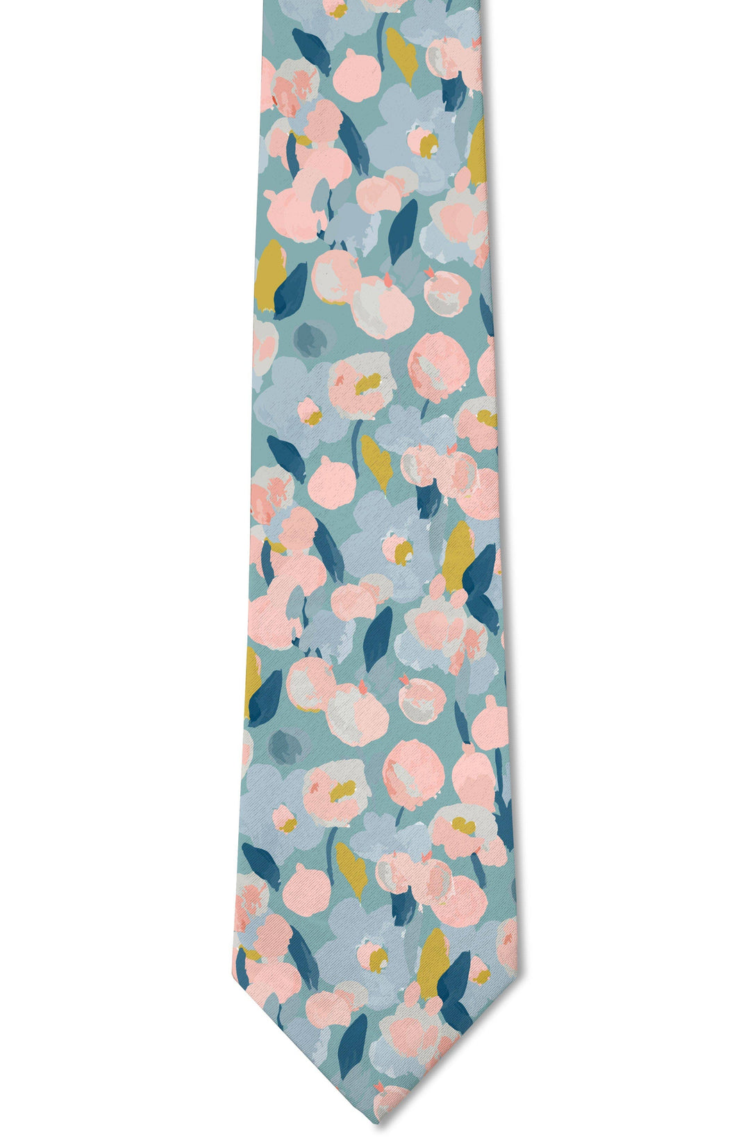Impression - Baby Blue Floral Tie