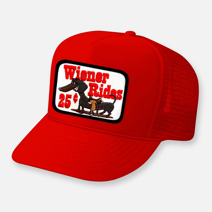 Wiener Rides  - Curved Bill Patch Hat