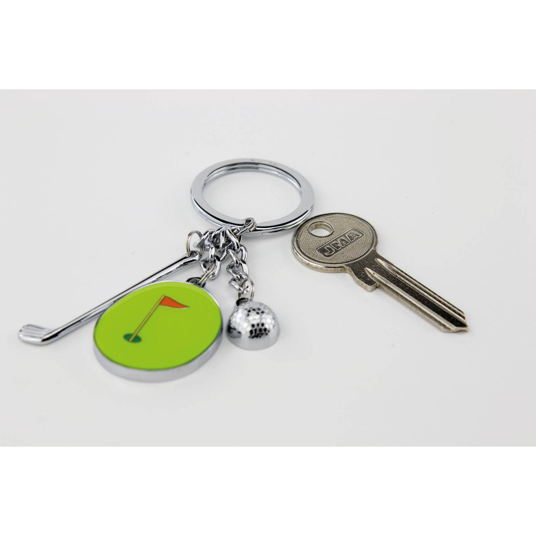 Troika Hole in One Golf Charms Key-ring