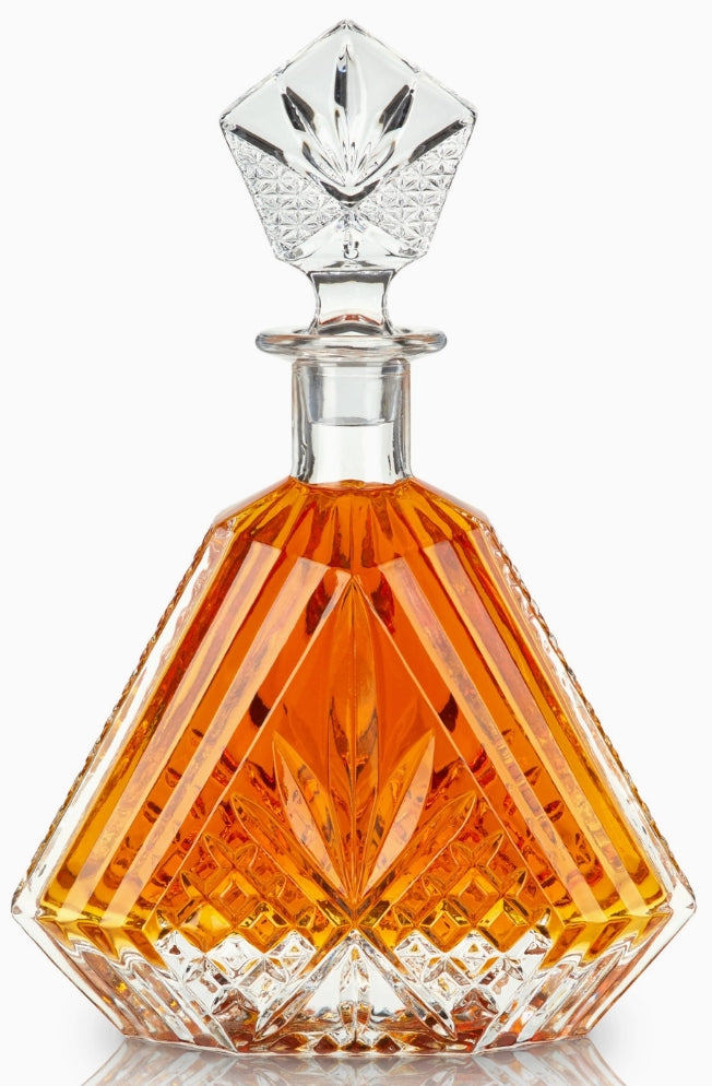 Admiral Vintage Style Irishcut Crystal Whiskey Decanter