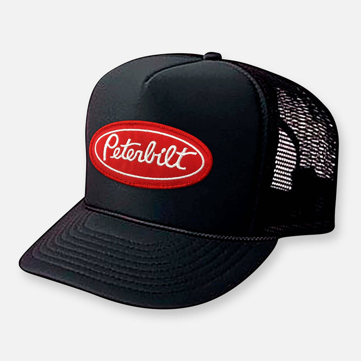 Peterbilt - Black/Curved Bill Patch Hat