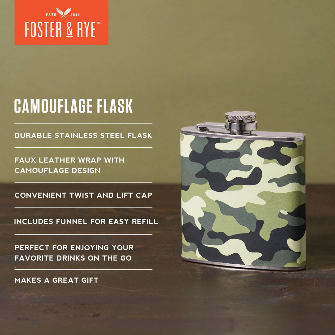 Stainless Steel Flask - Camoflauge