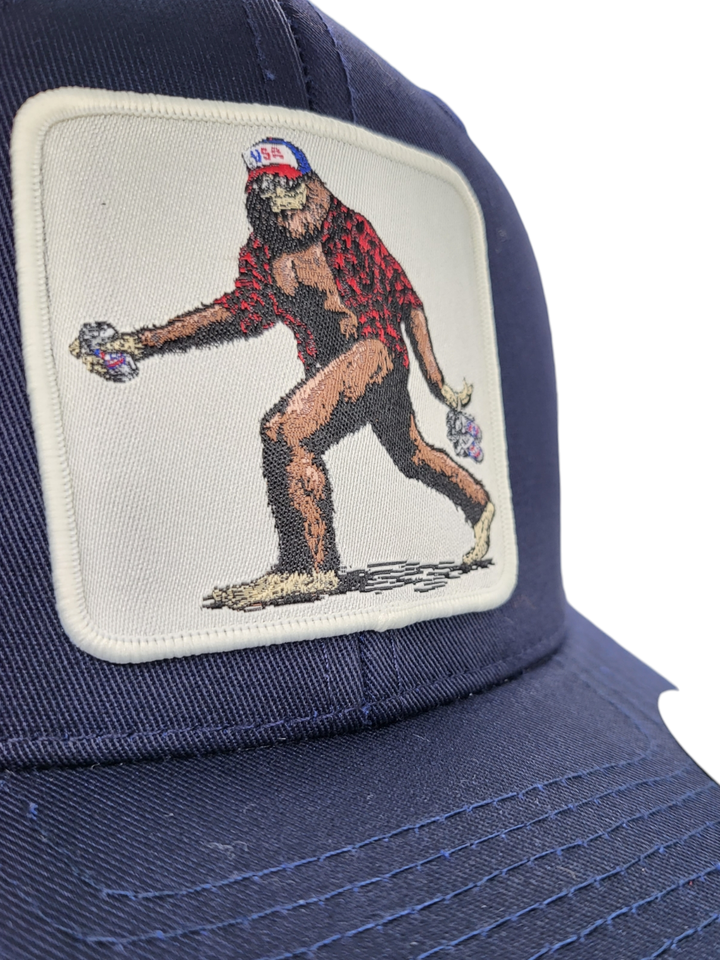 Sasquatch Trucker Mesh Snapback Hat