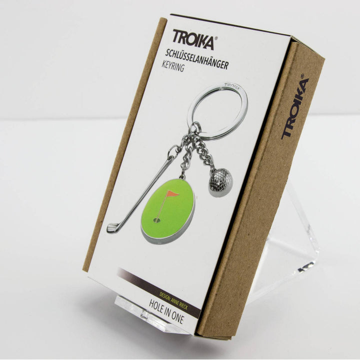 Troika Hole in One Golf Charms Key-ring