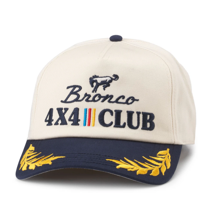 American Needle - Ford Bronco Club Captain Hat | Ivory/Navy