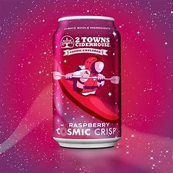 2 Towns Cider - Raspberry Cosmic Crisp - 12oz