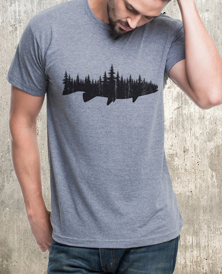 Fish and Forest - Mens/Unisex Fish T Shirt