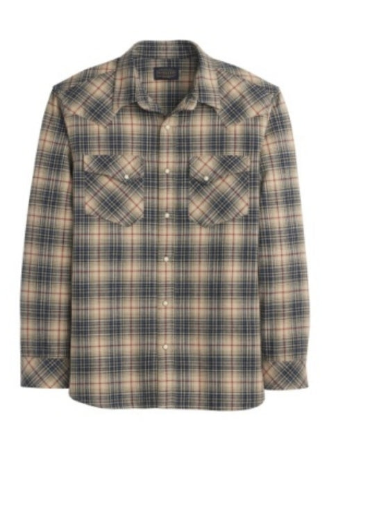 Pendleton Wyatt Snap Front Cotton Shirt